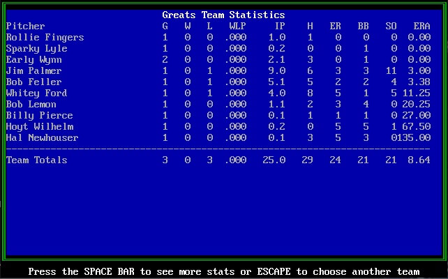 Radio Baseball screenshot