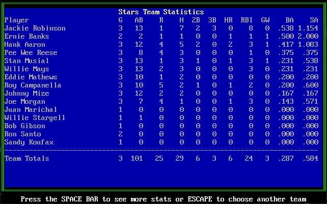 Radio Baseball screenshot