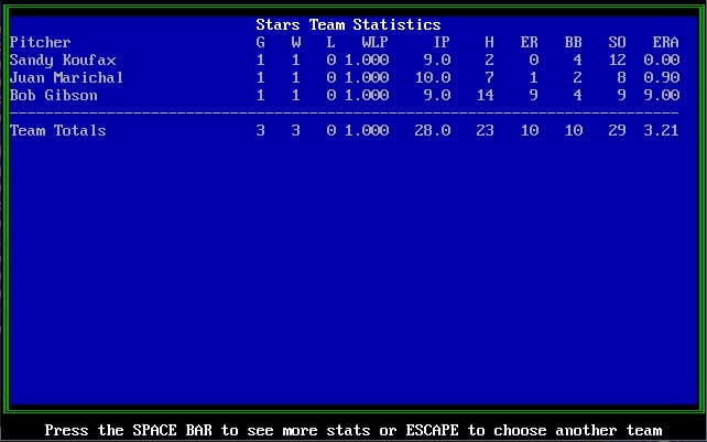 Radio Baseball screenshot