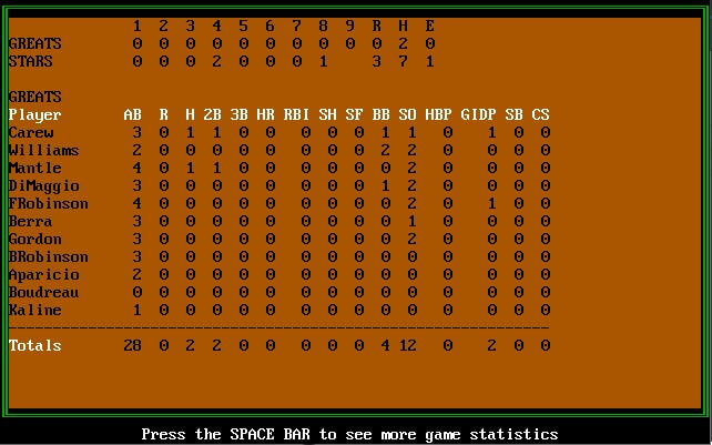 Radio Baseball screenshot