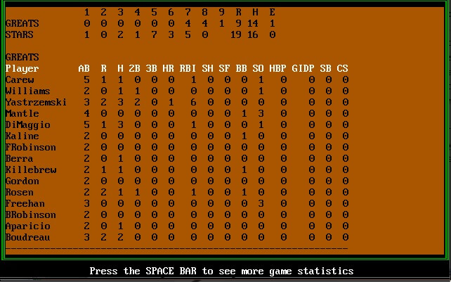 Radio Baseball screenshot