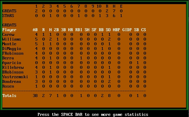 Radio Baseball screenshot