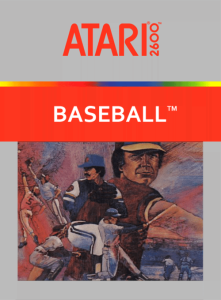 Game box for RealSports Baseball for the Atari 2600