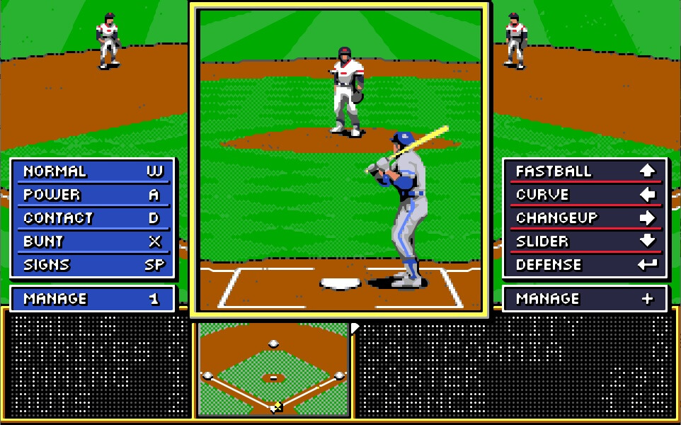 Tony LaRussa's Ultimate Baseball main display